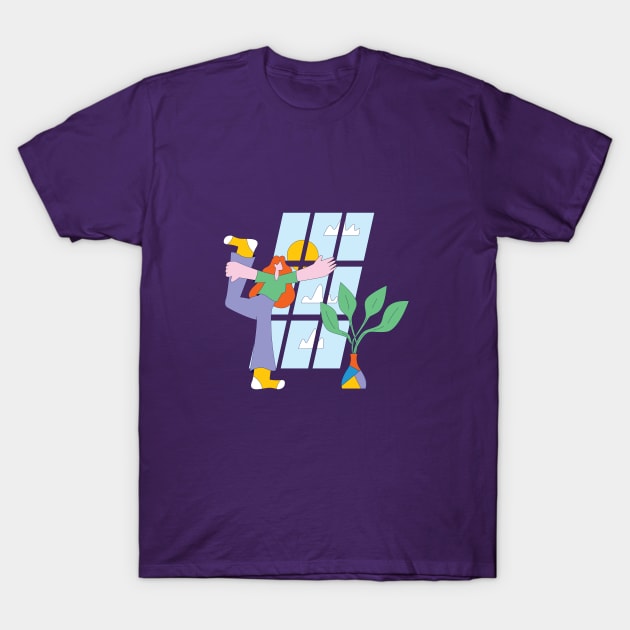 Just Breathe T-Shirt by The Noc Design